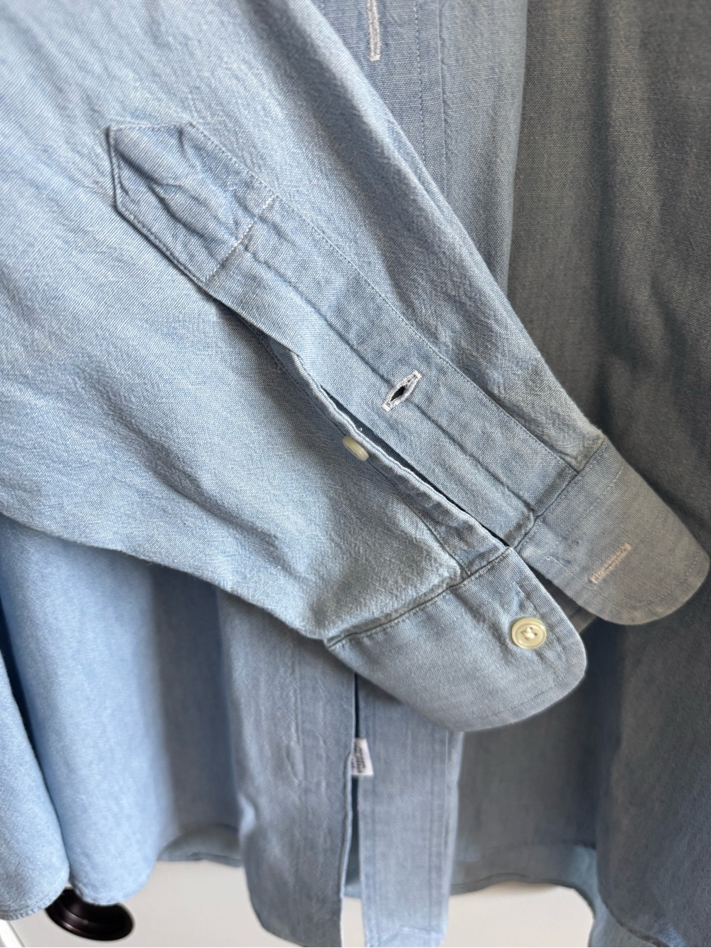 VINTAGE 90s Ralph Lauren "Big Shirt" button-down made from 100% cotton - Picture 3 of 7